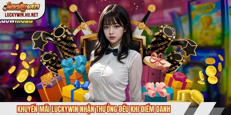 Khuyến mãi Luckywin nhận thưởng đều khi điểm danh